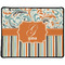 Orange Blue Swirls & Stripes Large Gaming Mouse Pad - 12.5" x 10" (Personalized)