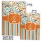 Orange Blue Swirls & Stripes Soft Cover Journal - Compare
