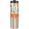 Orange Blue Swirls & Stripes Stainless Steel Skinny Tumbler - 20 oz (Personalized)