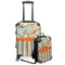 Orange Blue Swirls & Stripes Suitcase Set 4 - MAIN
