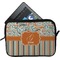 Orange Blue Swirls & Stripes Tablet Case / Sleeve - Small (Personalized)