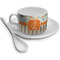 Orange Blue Swirls & Stripes Tea Cup Single