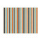 Orange Blue Swirls & Stripes Tissue Paper - Heavyweight - Large - Front