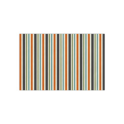 Orange Blue Swirls & Stripes Small Tissue Papers Sheets - Heavyweight