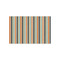 Orange Blue Swirls & Stripes Tissue Paper - Heavyweight - Small - Front