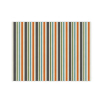 Orange Blue Swirls & Stripes Tissue Paper Sheets - Medium - Lightweight