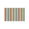 Orange Blue Swirls & Stripes Tissue Paper - Lightweight - Small - Front