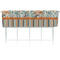 Orange Blue Swirls & Stripes Valance