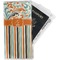 Orange Blue Swirls & Stripes Travel Document Holder
