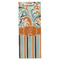 Orange Blue Swirls & Stripes Wine Gift Bag - Matte - Front