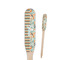 Orange Blue Swirls & Stripes Paddle Wooden Food Picks (Personalized)