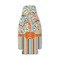 Orange Blue Swirls & Stripes Zipper Bottle Cooler (Personalized)