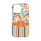 Orange Blue Swirls & Stripes iPhone 13 Mini Case - Back