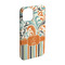 Orange Blue Swirls & Stripes iPhone 15 Pro Case - Angle