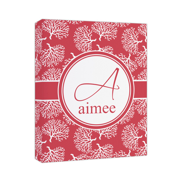 Custom Coral Canvas Print (Personalized)