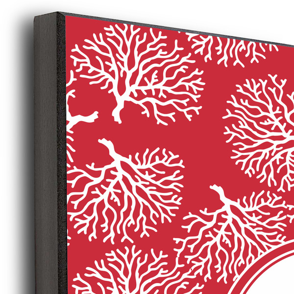 Coral 11x14 Wood Print - Closeup