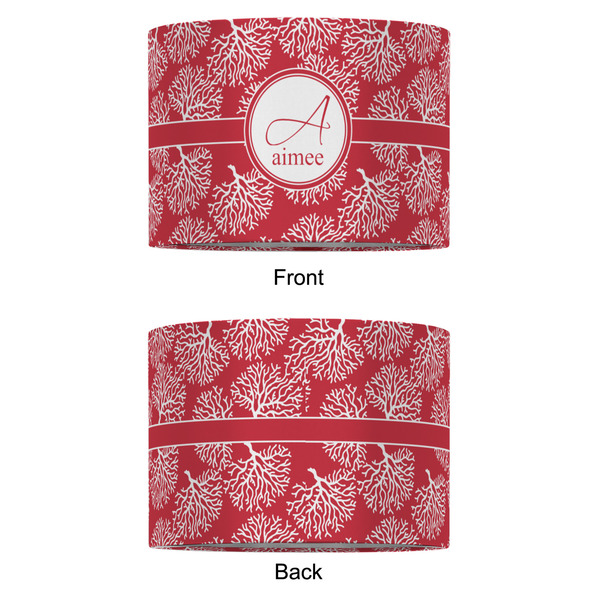 Coral 12" Drum Lampshade - APPROVAL (Fabric)