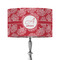 Coral 12" Drum Lampshade - ON STAND (Fabric)