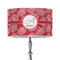 Coral 12" Drum Lampshade - ON STAND (Poly Film)
