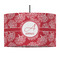 Coral 12" Drum Pendant Lamp - Fabric (Personalized)