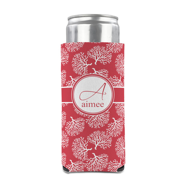 Coral 12oz Tall Can Sleeve - FRONT (on can)