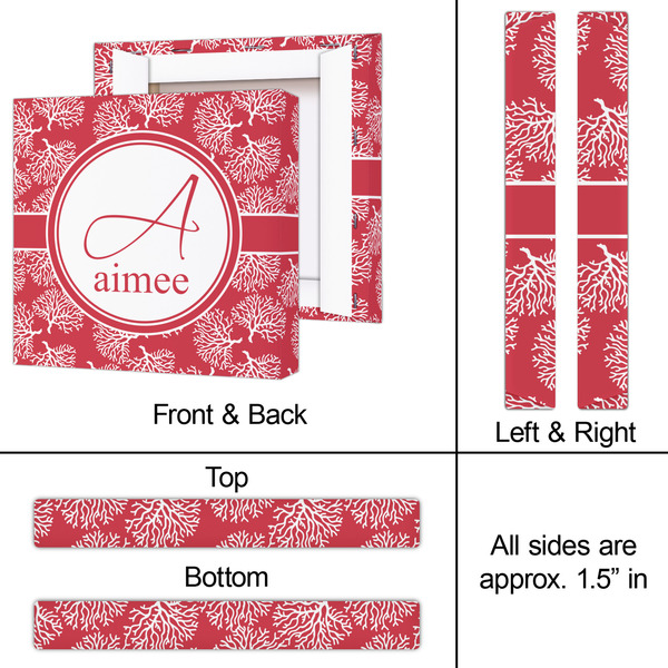 Coral 12x12 - Canvas Print - Approval