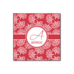 Coral Wood Print - 12x12 (Personalized)