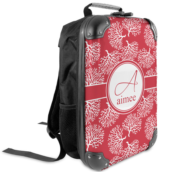 Custom Coral Kids Hard Shell Backpack (Personalized)
