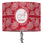 Coral 16" Drum Lamp Shade - Fabric (Personalized)
