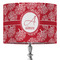 Coral 16" Drum Lampshade - ON STAND (Fabric)