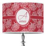Coral 16" Drum Lamp Shade - Poly-film (Personalized)