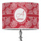 Coral 16" Drum Lampshade - ON STAND (Poly Film)