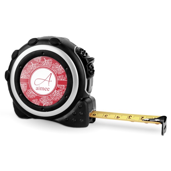 Custom Coral Tape Measure - 16 Ft (Personalized)