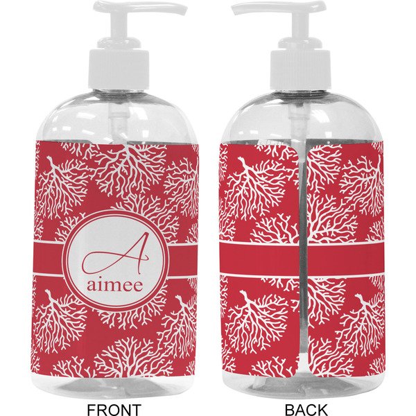 Coral 16 oz Plastic Liquid Dispenser- Approval- White