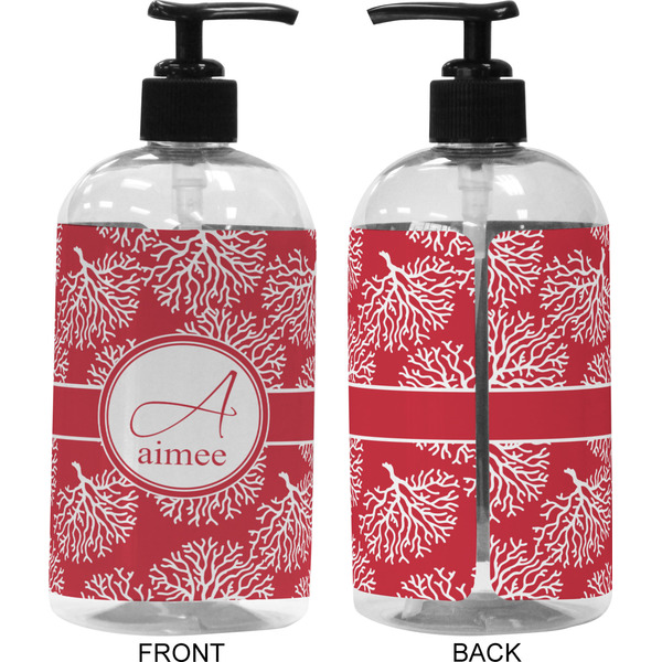 Coral 16 oz Plastic Liquid Dispenser (Approval)