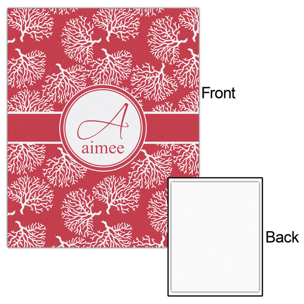 Coral 16x20 - Matte Poster - Front & Back