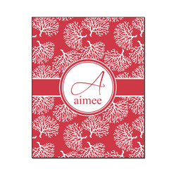 Coral Wood Print - 16x20 (Personalized)