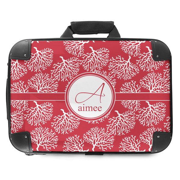 Custom Coral Hard Shell Briefcase - 18" (Personalized)