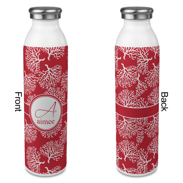 Coral 20oz Water Bottles - Full Print - Approval