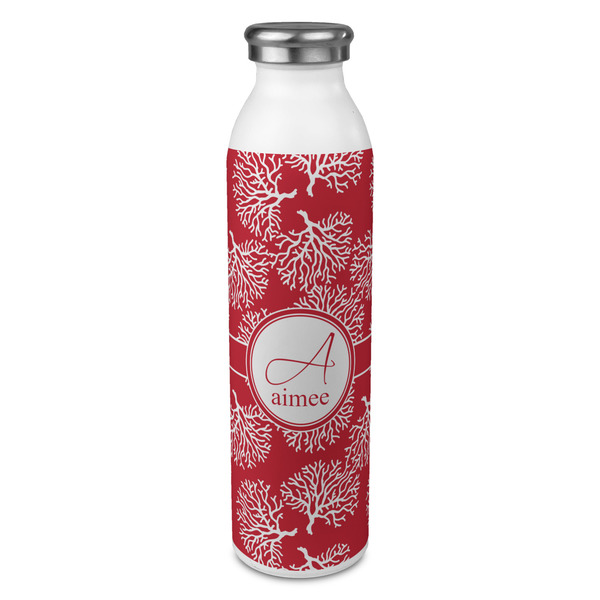 Custom Coral 20oz Stainless Steel Water Bottle - Full Print (Personalized)