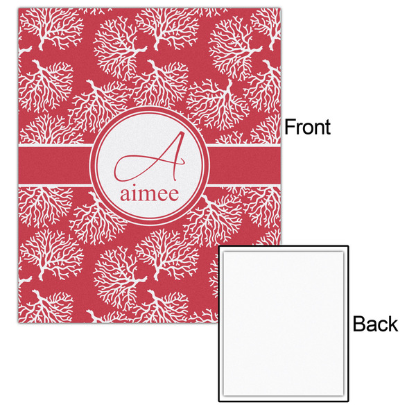 Coral 20x24 - Matte Poster - Front & Back