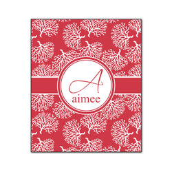 Coral Wood Print - 20x24 (Personalized)