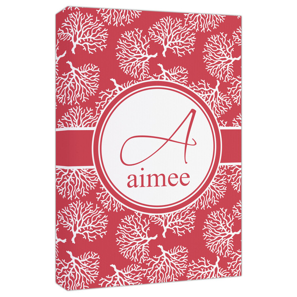 Custom Coral Canvas Print - 20x30 (Personalized)
