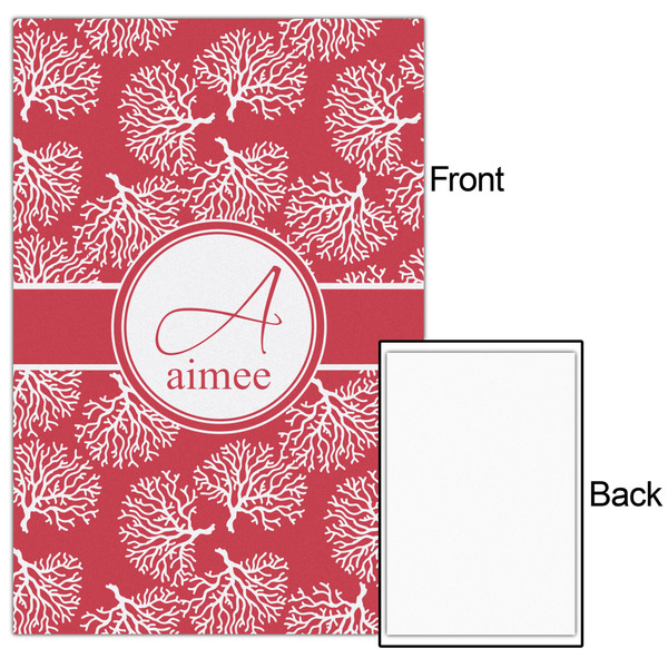 Coral 24x36 - Matte Poster - Front & Back