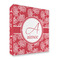Coral 3 Ring Binders - Full Wrap - 2" - FRONT
