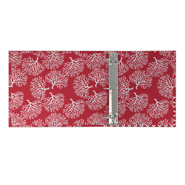 Coral 3 Ring Binders - Full Wrap - 2" - OPEN INSIDE