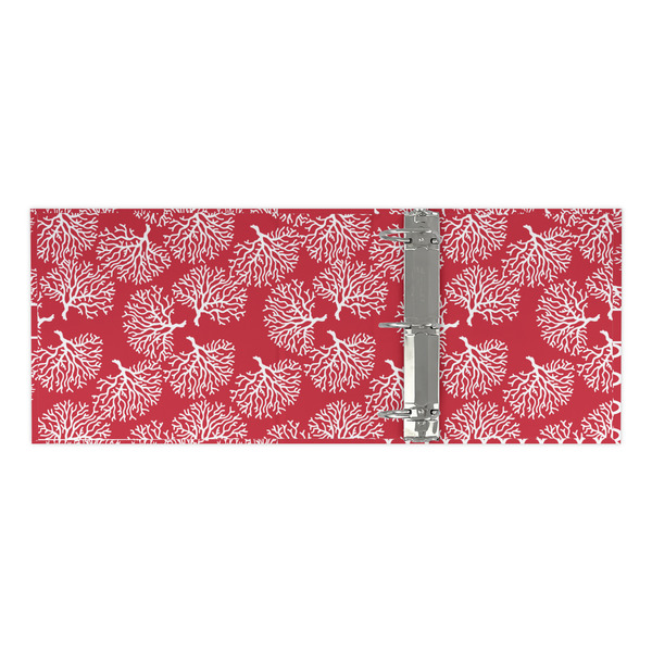 Coral 3 Ring Binders - Full Wrap - 3" - OPEN INSIDE