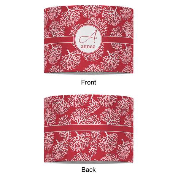 Coral 8" Drum Lampshade - APPROVAL (Fabric)