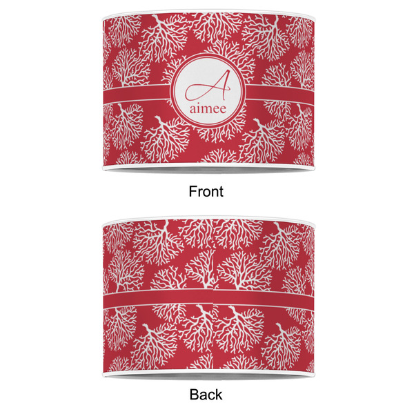 Coral 8" Drum Lampshade - APPROVAL (Poly Film)