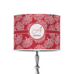 Coral 8" Drum Lamp Shade - Poly-film (Personalized)